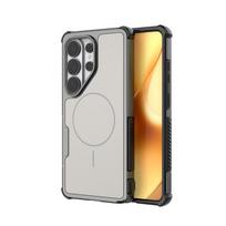 Magnetic Shield Case for Samsung S26 Ultra - Protective Cover with Wireless Charging & Four-Corner Airbag Protection Samsung S25 pilka