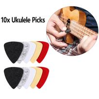 10 Ukulele Picks UK Wool Felt Picks Universal Ukulele 4-String Nylon-String Guitar Picks 10PCS Picks  beige