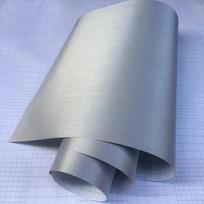 Silver Aluminum Brush Vinyl Film Car Wrap Film Car Brushed Vinyl Wrap DIY Adhesive Auo Sticker for Car Motorcycle Computer Skin 50cm x 100cm