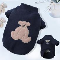Meškiukas Megztas Šunų Megztinis Šunų Drabužiai Mažiems Šunims Katėms Šunims Striukė Mada Šnauceris Teddy Drabužiai Naminių gyvūnų reikmenys XL tamsiai mėlyna spalva