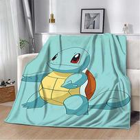 Pokemon Animacinis Anime Flanelinis Antklodėlis Pikaču Figūrėlės Namų Sofos Pietų Pertraukos Antklodės Vaikams Studentų Antklodės Snauskojimo Užvalkalas Vaikams 30x40in blue