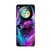 Capa For ZTE Nubia Flip NX724J Phone Case Fashion Painted Transparent Hard PC Folding Cover For ZTE Libero Flip Clear Case Funda For ZTE Libero Flip gray