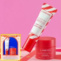 Laneige Sweet Mint Lip Duo Holiday Set white