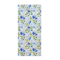 Rainbow Window Privacy Film Stained Glass Colorful Flowers Plants Decorative Clings Sun Blocking Non-Adhesive Reusable Window Sticker for Bedroom I white