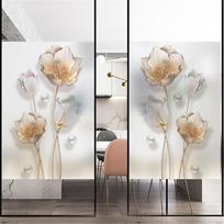 Privacy Window Film Church Static Clings Decorative Non-Adhesive Anti-UV Protection Heat Control Glass Stickers for Home 50x120cm