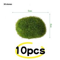5/10vnt Dirbtinio Žalio Samanoto Akmens Dirbtinės Putplasčio Samanotos Uolienos Mikro Peizažui „Pasidaryk pats“ Amatai Namų Sodui Gėlių Vazono Dekoravimui Akmuo 10pcs 5 to 6cm brown