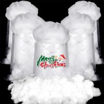 Artificial Fake Snow Cotton White Simulation Snow Fluff for Christmas Winter Holiday Scene Display Party Decoration Supplies 20g balta