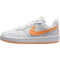 Nike Court Borough Low top Skateboard Shoes White/Orange Unisex DV5456-119 37.5 white