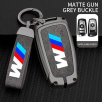 Protector Key Bag Keyless Car Remote Key Case Cover Keychain Shell For BMW 1 3 5 7 Series X1 X3 X4 X5 X6 F10 F20 F30 F34 F25 M4 gray