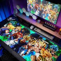 Naujas pelės kilimėlis Kompiuterio biuro klaviatūros kilimėlis Goku Anime Žaidimų Greičio pelės Drakono kamuolio Guminis Animacinis Minkštas Studentų Rašymo Pagalvėlės 30cmx60cm(11.8x23.6inch) blue
