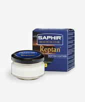 Saphir Reptan Leather Cream For Specialty Leathers 50Ml Crocodile Shark Snake Free/Free black