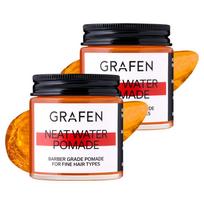 Grafen Knit Water Pomade Hair Wax 100g 2 pcs black
