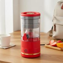 Portable Electric Juicer Easy to Clean Cordless Fruit SimplePush SmallCapacity Juice 3.7V raudona