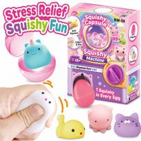 Fresh Kids's Paper Box Twisting Egg Machine Little Twisting Egg Stylish Little Present Mystery Ball Enjoyable Egg Plaything blue