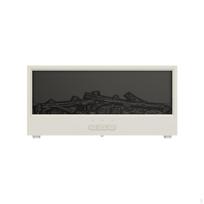 Fireplace Humidifier with Viewing Window Tabletop Mist Flame Effect Desktop balta