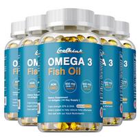 Coolkin Omega 3 Fish Oil Triple Strength Softgels 2000mg 120 Count — EPA & DHA Daily Nutrition 120*5