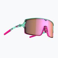 Akiniai nuo saulės Tripoint 008 Lake Prespa Small X crystal neon turquoise/brown/pink multi