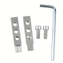 Adjustable Angle Steel Faucet Damage Valve Extractor Tool for 1/2-3/4 Inch Pipes 2Pcs/Set gray