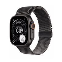 Apple Watch Ultra 4 49mm Black (Black Milanese Strap L)