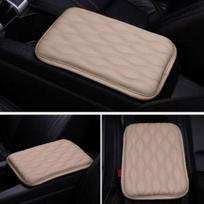 Auto Armrest Pad Cover Center Console Box PU Leather Cushion Mat Car Accessories gray