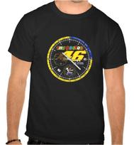46 The DOCTOR Valentino Rossi Pilot Black T-Shirt -1091- M beige