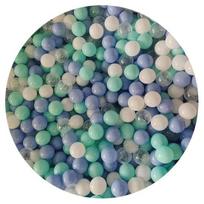 100 vnt Vaikiški žaisliniai kamuoliukai bekvapiai Elastinis Seifas Sutirštintas Didelio Dydžio Spalvų Pažinimas Daugiaspalvis Macaron Spalvoti kamuoliukai Plaukimo baseino Žaislas 5.5 cm F gray