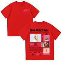 Graphic T Shirts Rapper Bad Gyal Hip Hop Tee High Quality Cotton Women Clothing Harajuku Pop Men T-shirts Casual Y2K Streetwear XS