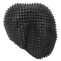 Halloween Spikes Face Cover Safe Portable Costume Cosplay Party Funny Studded Spikes Face Cover Props black