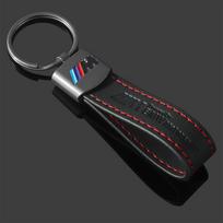 Prabangus odinis automobilio raktų pakabukas BMW Sport E39 E46 E90 E60 E30 E36 E87 E53 F15 F16 F20 F30 X3 X5 X6 Z3 Z4 M2 M3 M4 M5 sdbr92 black