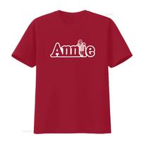 Vintage Annie Musical Screen Stars T Shirt 1990s Streetwear Slightly Casual Fashion Graphic Stretched Vintage 4XL brown
