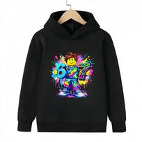 New Roblox Game 67 Digital Print Kids Autumn and Winter Hoodie for Boys and Girls Casual Top Childrens Birthday Graphic Tops 100 juoda