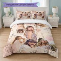 Taylor Swift Print 3Pcs Duvet Cover Set 1 Duvet Cover and 2 Pillowcases Soft Bed Linen For Household Bedroom 245cm*210cm
