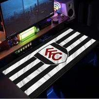 Fulham Football Crest Mouse Pad, Rubber Base, Mouse Pad for Gamers and Office Use, Gaming Desk , Easy To Clean Mat Christmas fan gifts 30cmx80cm(11.8x31.5inch)
