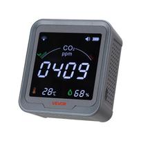 VEVOR Carbon Dioxide Monitor, CO2 Controller with Temperature and Humidity Display, NDIR Sensor Carbon Dioxide Detector, for Outdoors, Home, Office 9 x 4 x 10 cm