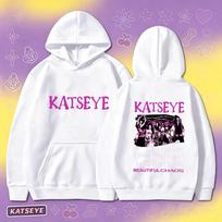 Katseye Idol Group Oversized Hoodie Sweatshirt 60810-4 Fan Support Fashion Top L balta