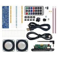 FM Radio DIY Bluetooth Speaker Kit 87.5-108MHZ DIY Speaker Kit DIY FM Radio Kit  DIY Project All kits + shell