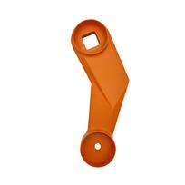 Originali KUGOO KIRIN G3 priekinė ir galinė svyruoklės rankena KuKirin G3 elektriniam paspirtukui Priekinės ir galinės svyruoklės atsarginės dalys G3 front left orange