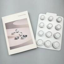 Oura Ring 4 Sizing Kit Ring Size Measurement Tool Resin Material for Jewelry Accessories Size Matching Helper from China White (12 sizes) white