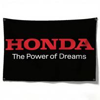 Motociklo ir automobilio logotipas HONDA vėliavai 120g Šlifuotas poliesteris Sublimacinis spausdinimas Patvari kabinama vėliava Namų dekoravimui Renginiui (as the picture,50x70cm)