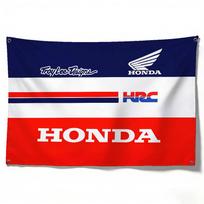 Motociklo ir automobilio logotipas HONDA vėliavai 120g Šlifuotas poliesteris Sublimacinis spausdinimas Patvari kabinama vėliava Namų dekoravimui Renginiui (as the picture,60x90cm)