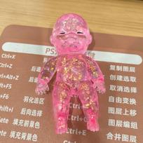 Glitter Soft Squishy Toy Flexible Silicone Hand Toy Slow Rebound Design Mental Pressure Comfortable Hand Play Decompression Gift