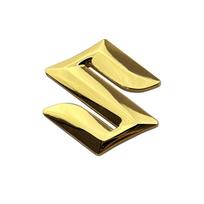 10CM Metalinis Automobilio Logotipo Ženklelis Priekinių Grotelių Emblema Bagažinės Lipdukas SUZUKI SWIFT SX4 ALTO GRAND VITARA IGNIS JIMNY Samurai S-Cross auksas