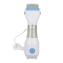 Electric Lice Remover Hair Lice Cleaning Brush Pet Lice Comb Lice Removal Tool for Pets Flea and Tick Comb white