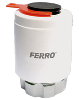 Termoelektrinė pavara FERRO FTH1*, kolektoriui, M30 × 1,5, 230 V, NC, FTH1*