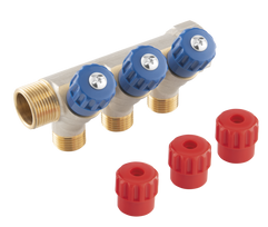 Vandentiekio kolektorius FERRO RDW200200, 3/4″ × 1/2″, 2 žiedų, RDW200200