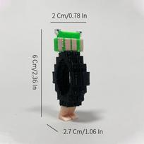 steal a brainrot figure Sahur 3D Figure Printing Italian Brainrot Decorative Model Toy Decorative Toy for Kids Birthday Gift black