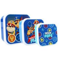 Vaikiškų priešpiečių dėžučių rinkinys 'Šunyčiai patruliai' PAW Patrol Fresh Bites 3vnt