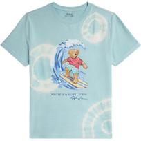 Polo Ralph Lauren Polo Bear Tie-Dye Cotton T-Shirt Classic Version Kids tops 323B13595-001 L white
