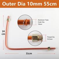 1Pcs 10*450mm 10*550mm Air Compressor Exhaust Tube Air Line Hose  Replacement Hardware Accessories 55cm