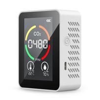 Efficient CO2 Detector Thermometers Hygrometer With Integrated Temperature And Humidity Sensors For Better Air Quality
